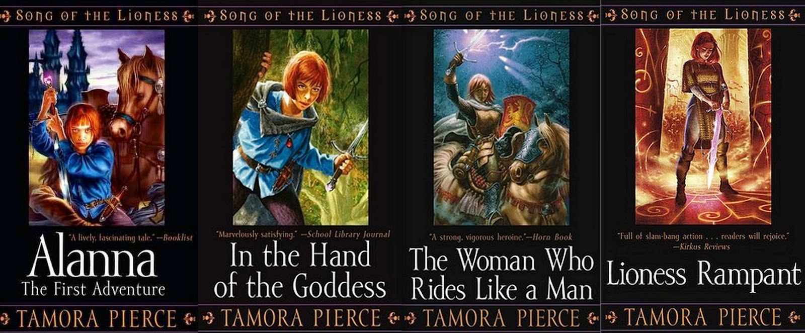 My Thoughts Literally!: Series Review: The Song of the Lioness Quartet by  Tamora Pierce